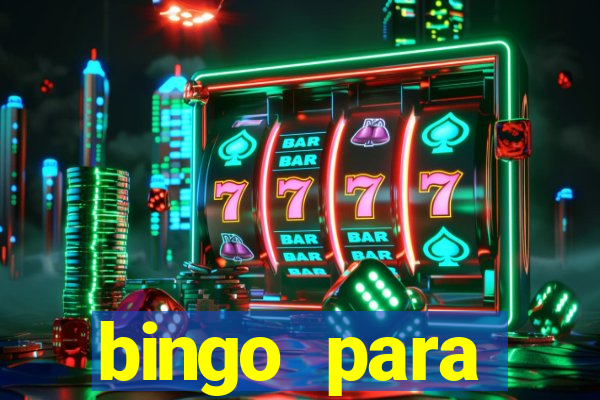 bingo para despedida de solteira para imprimir